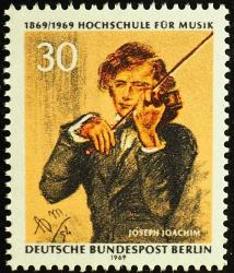 1969 ALMANYA BERLİN MÜZİK LİSESİ DAMGASIZ MNH TAM SERİ