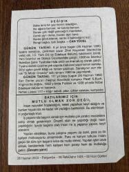 26 HAZİRAN 2003 - TAKVİM YAPRAĞI - DOĞUM GÜNÜ HEDİYESİ - BÜYÜK SAATLİ MAARİF TAKVİMİ - NACİ KASIM - CAN YÜCEL - ÇEVİRMEN YAZAR ZİHNİ KÜÇÜMEN'İN VEFATI - SARI ESİRLER YAZARI AMERİKALI ROMANCI PEARL S.BUCK DOĞDU - BAZILARIMIZ İÇİN MUTLU OLMAK ZOR DEĞİL