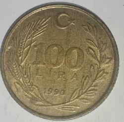 TÜRKİYE CUMHURİYETİ   1990  100  LİRA