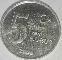TÜRKİYE CUMHURİYETİ    2006   5 YENİ  KURUŞ