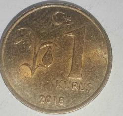 TÜRKİYE CUMHURİYETİ    2018   1  KURUŞ