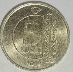 TÜRKİYE CUMHURİYETİ    2018    5   KURUŞ