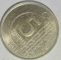 TÜRKİYE CUMHURİYETİ    2019    5   KURUŞ