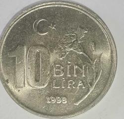 TÜRKİYE CUMHURİYETİ    1998    10 BİN LİRA