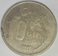 TÜRKİYE CUMHURİYETİ    1997    10 BİN LİRA