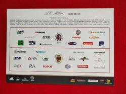 2004/2005 Efsane Milan Kadrosu - Futbol Karton Poster