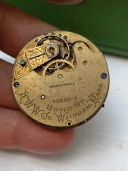 S17----AMERICAN WALTHAM ARIZALI KÖSTEKLİ CEP SAATİ MAKİNASI