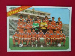 Efemera - 1985/1986 UEFA Şampiyon Kulüpler Kupası ve Süper Kupa Şampiyonu Steaua Bükreş - Karton Poster - Fotbal Club FCSB Steaua București - Hagi - kitantik - kitaLog