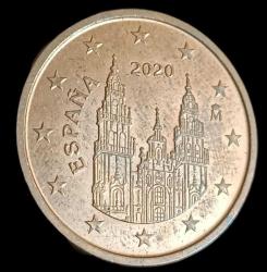 İspanya 2020 5 Euro Cent Çil