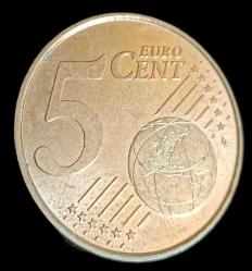 Almanya 2022 A  5 Euro Cent Çil