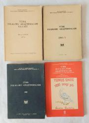 TÜRK FOLKLORU ARAŞTIRMALARI YILLIĞI-BELLETEN / TÜRK FOLKLORU ARAŞTIRMALARI / TÜRK HALK KÜLTÜRÜ ARAŞTIRMALARI, 1974 - 1998, [12 ADET]