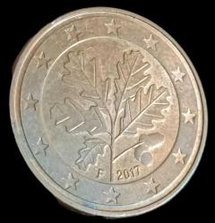 Almanya 2017 F 5 Euro Cent