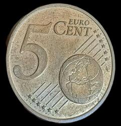 Almanya 2017 F 5 Euro Cent