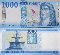 MACARİSTAN 1000 FORİNT 2017 ÇİL KONDİSYON.