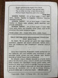 7 EYLÜL 2003 - TAKVİM YAPRAĞI - DOĞUM GÜNÜ HEDİYESİ - BÜYÜK SAATLİ MAARİF TAKVİMİ - HZ.MUHAMMED - AYDIN,KASABA,TEPEKÖY VE KUŞADASI ORDUMUZ TARAFINDAN KURTARILDI - İSTANBUL VE ANKARA RADYOLARI BİRLEŞTİRİLDİ - AMERİKALI YÖNETMEN ELİA KAZAN DOĞDU - ÜNLÜ DEYİMLERİN ARKASINDAKİ ÖYKÜLER PÜF NOKTASI5
