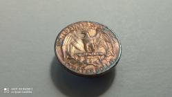 USA 1968 QUARTER DOLLAR (RENKLİ)