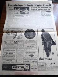 Cumhuriyet Gazetesi - 24 Aralık 1959 - Bir Demeç Üzerine Yazan Nadir Nadi Köşe Yazısı - İstanbul İle İzmir'de Dün 43 Gazeteci Yargılandı - Pulliam Davaları - Dün Kim Dergisi Mesullerine Polis Tarafından Tebligat Yapılırken Fotoğrafı - Kim Dergisi De Dün 1 Ay İçin Kapatıldı - Fransa'da Milli Eğitim Bakanı Dün İstifa Etti - Nice'i 5 1 Yenilen Fenerbahçe Elendi Fotoğrafı - Sağlık Bakanı Lütfi Kırdar Rusya İle Olan Münasebetlerimizin Gelişeceğini Söyledi - Saidi Nursi'nin Mektupları - İstanbul Fuarını Gösteren Kroki - Modern Ekmek Fabrikaları Kuruluyor - 1960 Bütçesi Yazan Osman Okyar - Divan Oteli - Kumar Salgını Yazan Burhan Felek Köşe Yazısı - Papa Komünizme Çattı - Darwin'in Meşhur Nazariyesinin 100. Yıldönümü Günlerindeyiz - Günah Gemisi Filmi Bu Hafta Süreyya'da - Yeni Tiyatroda Tahtaravalli Yazan Çetin Altan - 1959 1960 Yunus Nadi Armağanı Dil Davamız Türk Dili Üzerine Yazan Zekai Turan - Galatasaray İstanbulspor Maçının Biletleri Çift Tarifeli - Agah Erozan - Boks Federasyonu