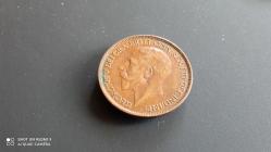 BİRLEŞİK KRALLIK;  ½ PENNY 1924