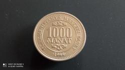 TÜRKMENİSTAN 1000 MANAT 1999