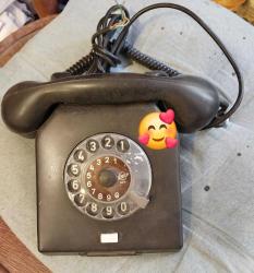 Çevirmeli Telefon, Alman Nordfen Marka Siyah Bakalit Çevirmeli Telefon.