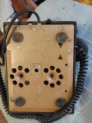 Çevirmeli Telefon, Alman Nordfen Marka Siyah Bakalit Çevirmeli Telefon.