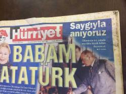 HÜRRİYET GAZETESİ - 10 KASIM 2002 - BABAM ATATÜRK, ATATÜRK'ÜN MANEVİ KIZI ÜLKÜ ADATEPE İLE ÖZEL RÖPORTAJ - RECEP TAYYİP ERDOĞAN'IN KOPENHAG GARDIROBU - ORGANİZATÖR ERKAN ÖZERMAN - OKTAY EKŞİ - FADIL AKGÜNDÜZ - SİBEL CAN - YELİZ YEŞİLMEN İŞSİZ KALDI - FORD FOCUS 2002 REKLAMI - YENER SÜSOY - FİAT ALBEA 2002 REKLAMI - MEHMET ŞENTÜRK - MONICA BELLUCI - PAKİZE SUDA - OSMAN DURMUŞ - ALİ ATIF BİR - ERCAN KUMCU - SÜHA YAVUZ - EBRU GÜNDEŞ - MELTEM CUMBUL, ŞEVKET GÖZALAN - BMW 325 İ 2002 REKLAMI - MALİ MİLAT - ALİ LEVENT ORHAN - ELÇİN ÜNER - DEVLETİN GAZABINDAN YENİÇERİNİN MEZARTAŞI BİLE KURTULAMAMIŞTI - MURAT BARDAKÇI - YALÇIN BAYER - RAHMİ DİLLİGİL - HYUNDAI STAREX 2002 REKLAMI - KAYIP KATRİN TÜRKİYE'DE Mİ? - FAİK KAPTAN - MESUT YILMAZ ''GERİ DÖNMEMEK ÜZERE GİDİYORUM'' - TANSU ÇİLLER - ERTUĞRUL ÖZKÖK - FERAİ TINÇ - KOFİ ANNAN - FERİDUN GÜRBÜZ VEFAT İLANI - HACI KEMAL TÜRER VEFAT İLANI - KENAN ŞENER VEFAT İLANI - M. NECMİ SAYMAN VEFAT İLANI - NAOMA - LORANT & FENERBAHÇE - 40 SAYFA