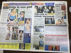 SABAH'LA GÜNAYDIN GAZETESİ EKİ - 29 MAYIS 2002 - İBO'NUN SIRRI, İBRAHİM TATLISES'IN REYTİNGLERİ ZIPLATMASINA CAN TANRIYAR YORUMU - ESKİ İRAN PRENSESİ SÜREYYA - EMRE BELÖZOĞLU MADDİ DURUMU KÖTÜ ÖĞRENCİLEE YARDIM EDİYORMUŞ - 1991 TÜRKİYE İKİNCİ GÜZELİ ASLIHAN KORUYAN DEMİR SABANCI'YLA EVLENİYOR - AYŞE ÖZGÜN - MAHİR KÖSTEBEK - YÜKSEL AK BEBEK BEKLİYOR - İCLAL AYDIN - AHMET KOZANOĞLU - ASUMAN KRAUSE - HÜLYA AVŞAR - EMİNE ÜN - TUĞÇE BARAN'IN GÜNLÜĞÜ - ÇAĞLA ŞİKEL & KENAN DOĞULU - SEZGİN BÜYÜK - TAYLAN KILINÇ - SEMRA ÖZAL - EMİNE BEDER - AYDA ERSAN - CAMERON DIAZ - 6 SAYFA