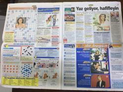 SABAH'LA GÜNAYDIN GAZETESİ EKİ - 29 MAYIS 2002 - İBO'NUN SIRRI, İBRAHİM TATLISES'IN REYTİNGLERİ ZIPLATMASINA CAN TANRIYAR YORUMU - ESKİ İRAN PRENSESİ SÜREYYA - EMRE BELÖZOĞLU MADDİ DURUMU KÖTÜ ÖĞRENCİLEE YARDIM EDİYORMUŞ - 1991 TÜRKİYE İKİNCİ GÜZELİ ASLIHAN KORUYAN DEMİR SABANCI'YLA EVLENİYOR - AYŞE ÖZGÜN - MAHİR KÖSTEBEK - YÜKSEL AK BEBEK BEKLİYOR - İCLAL AYDIN - AHMET KOZANOĞLU - ASUMAN KRAUSE - HÜLYA AVŞAR - EMİNE ÜN - TUĞÇE BARAN'IN GÜNLÜĞÜ - ÇAĞLA ŞİKEL & KENAN DOĞULU - SEZGİN BÜYÜK - TAYLAN KILINÇ - SEMRA ÖZAL - EMİNE BEDER - AYDA ERSAN - CAMERON DIAZ - 6 SAYFA