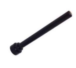 Lego 3957b Ucu yuvarlak çubuk Anten 1x4 - Siyah