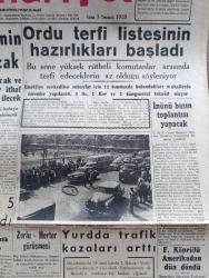 Cumhuriyet Gazetesi - 3 Temmuz 1959 - Bedelsiz Mal İthalinin Tahditleri Kaldırılacak - Ordu Terfi Listesinin Hazırlıkları Başladı - Türk İş Başkanı Nuri Beşer Fotoğrafı - Türk Fransız Konsolidasyon Anlaşması - Bir Jet Uçağımız Düştü İki Pilot Şehit - İstanbul Üniversitesi Rektörü Sıddık Sami Onar Üniversite Çatısı Altında Politika Yapılmamasını İstiyor - İsmet İnönü Basın Toplantısı Yapacak - Fuat Köprülü Amerika'dan Döndü - Niğde'nin Bazı Kazaları Açlık Tehlikesine Maruz - Kavunlu'nun Köprüsü Yazan Fakir Baykurt  - Küba'daki İhtilalin İçyüzü Viva Castro Yazı Dizisi - Küba'da Gene İsyan Çıktı - Belçika Prensi İtalyan Prensesi İle Dün Evlendi - Bir Amerikalı Brigitte Bardot'yu Bir Defa Öpmek İçin 10.000 Dolar Teklif Etti - Uluç Ali Yazan Halikarnas Balıkçısı Yazı Dizisi - Hollywood'un En Meşhur Dansörü Fred Astaire Kusurlarını Sayıyor - Aşık Veysel Gecesi Fenerbahçe Kulübü Reisi Agah Erozan Dün İstifa Etti - Tramplen Müsabakasını Utku Altuğ Kazandı - Susurluk Şekerspor Şampiyon Oldu