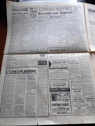 Cumhuriyet Gazetesi - 3 Temmuz 1959 - Bedelsiz Mal İthalinin Tahditleri Kaldırılacak - Ordu Terfi Listesinin Hazırlıkları Başladı - Türk İş Başkanı Nuri Beşer Fotoğrafı - Türk Fransız Konsolidasyon Anlaşması - Bir Jet Uçağımız Düştü İki Pilot Şehit - İstanbul Üniversitesi Rektörü Sıddık Sami Onar Üniversite Çatısı Altında Politika Yapılmamasını İstiyor - İsmet İnönü Basın Toplantısı Yapacak - Fuat Köprülü Amerika'dan Döndü - Niğde'nin Bazı Kazaları Açlık Tehlikesine Maruz - Kavunlu'nun Köprüsü Yazan Fakir Baykurt  - Küba'daki İhtilalin İçyüzü Viva Castro Yazı Dizisi - Küba'da Gene İsyan Çıktı - Belçika Prensi İtalyan Prensesi İle Dün Evlendi - Bir Amerikalı Brigitte Bardot'yu Bir Defa Öpmek İçin 10.000 Dolar Teklif Etti - Uluç Ali Yazan Halikarnas Balıkçısı Yazı Dizisi - Hollywood'un En Meşhur Dansörü Fred Astaire Kusurlarını Sayıyor - Aşık Veysel Gecesi Fenerbahçe Kulübü Reisi Agah Erozan Dün İstifa Etti - Tramplen Müsabakasını Utku Altuğ Kazandı - Susurluk Şekerspor Şampiyon Oldu