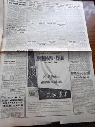 Cumhuriyet Gazetesi - 3 Temmuz 1959 - Bedelsiz Mal İthalinin Tahditleri Kaldırılacak - Ordu Terfi Listesinin Hazırlıkları Başladı - Türk İş Başkanı Nuri Beşer Fotoğrafı - Türk Fransız Konsolidasyon Anlaşması - Bir Jet Uçağımız Düştü İki Pilot Şehit - İstanbul Üniversitesi Rektörü Sıddık Sami Onar Üniversite Çatısı Altında Politika Yapılmamasını İstiyor - İsmet İnönü Basın Toplantısı Yapacak - Fuat Köprülü Amerika'dan Döndü - Niğde'nin Bazı Kazaları Açlık Tehlikesine Maruz - Kavunlu'nun Köprüsü Yazan Fakir Baykurt  - Küba'daki İhtilalin İçyüzü Viva Castro Yazı Dizisi - Küba'da Gene İsyan Çıktı - Belçika Prensi İtalyan Prensesi İle Dün Evlendi - Bir Amerikalı Brigitte Bardot'yu Bir Defa Öpmek İçin 10.000 Dolar Teklif Etti - Uluç Ali Yazan Halikarnas Balıkçısı Yazı Dizisi - Hollywood'un En Meşhur Dansörü Fred Astaire Kusurlarını Sayıyor - Aşık Veysel Gecesi Fenerbahçe Kulübü Reisi Agah Erozan Dün İstifa Etti - Tramplen Müsabakasını Utku Altuğ Kazandı - Susurluk Şekerspor Şampiyon Oldu