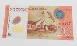 Nikaragua Polimer 20 Cordobas Çil