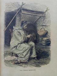 Antika  Orjinal 1800'ler 4 Farklı Temalı Gravür Tablo