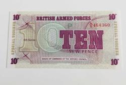 Büyük Britanya İngiliz Silahlı Kuvvetleri 10 Yeni Pence 6. Seri UNC