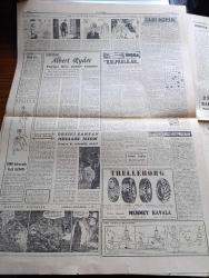 Cumhuriyet Gazetesi - 14 Mart 1960 - CHP Meclisi Bugün Tebliğ Yayınlıyor - Şu Garip İstanbul Fotoğraf - İstanbul'da Hafta Tatilinin Cumaya Alınması İsteniyor - Ramazanda Pide Kuyruğu - Odalar Birliği Umumî Katibi Cihat İren Bir Parti'ye Girmemek İçin Çekildi - Adana Valisi Turhan Kapanlı İle CHP Mebusu Arasındaki Müessif Bir Hadise - Güneşe Atılan Peyk Sinyaller Verdi- Fenerbahçe İzmirspor Maçı Fotoğraf - Evlerden Biri Yazan Orhan Kemal Yazı - Tükürmekle Olmaz Yazan Hasan Ali Yücel Köşe - Kral Hüseyin Mısır Ve İsrail'e Çattı - Seçime Giriliyorsa Yazan Burhan Felek Köşe Yazısı - Chopin Piyano Konkurunu İtalyan Piyanist Kazandı - Soğuğa Karşı Tabii Kanyak - Resimli Roman Bir Çiçekle Yaz Olmaz Yazan ve Çizen Salih Erimez - Parayı Hiçe Sayan Sanatçı Albert Ryder - Lider Beşiktaş Şekerhilale Dün Bir Puan Verdi - Galatasaray Adana Karmasını Dün 2 0 Yendi - Milli Ligde Puan Durumu - Nurmetal Çamaşır Makineleri