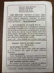 17 KASIM 2003 - TAKVİM YAPRAĞI - DOĞUM GÜNÜ HEDİYESİ - BÜYÜK SAATLİ MAARİF TAKVİMİ - MUSTAFA KEMAL ATATÜRK - HZ.MUHAMMED - EVLENMEDE AİLENİN ROLÜ - DÜNYA DİYABET GÜNÜ