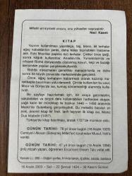 16 ARALIK 2003 - TAKVİM YAPRAĞI - DOĞUM GÜNÜ HEDİYESİ - BÜYÜK SAATLİ MAARİF TAKVİMİ - SHAKESPEARE - NACİ KASIM - KİTAP ADLI YAZI - MUSUL IRAK'A VERİLDİ - ÖĞRETMEN ERCÜMENT EKREM TALU VEFAT ETTİ