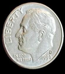 Amerika 1996 D One Dime