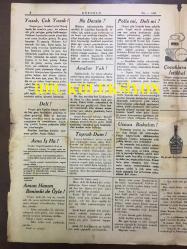 YENİ KÖROĞLU GAZETESİ - 13 TEMMUZ 1932 - SAYI: 440 - FRANSIZ ALMAN'DAN 5 PARA ALAMADI, TATLIYA BAĞLADI - DEVE KULAĞINDA SİNEK! EN KALANTOR ZENGİNLER PES DEDİ! - TÜRKİYE ŞEHİRLERİ ARASINDA GİDİP GELMEYİ UCUZLATMALIDIR, ÇÜNKÜ... - AMAN HANIM BENİMKİ DE ÖYLE - ANAFOR YOK - TOPRAK DAM! - POLİS Mİ, DELİ Mİ? - UCUZA BAKALIM! - ÇOCUKLARA İSTİKBAL - İNTİKAM MAÇI - DAYAKLI FUTBOL - GENÇLER, DARÜŞŞAFAKAYA GİRMEK - DOĞRU LAFA KIZILMAZ!, DOST ACI SÖYLER AMA CANDAN SÖYLER - YAHNIKAPAN OĞLU - ÇİFTLİKTE BİR GECE! - İPEKİŞ BURSA REKLAMI - GİRESON 1932 FUTBOL TAKIMI FOTOĞRAFI, GİRESON, EŞREF BEY -