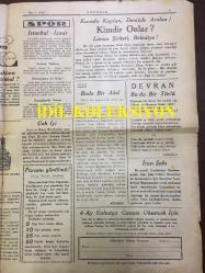 YENİ KÖROĞLU GAZETESİ - 20 TEMMUZ 1932 - SAYI: 442 - 2 AY LAFTAN SONRA DÜNYA DERDİNE YİNE DEVA BULAMADILAR - HALKA YENİ NİZAMLARI NASIL ÖĞRETMELİ. ÇÜNKÜ YENİ KANUNLARDA HERKES ŞAŞIRIYOR - PARA MI GÖNÜL MÜ? - ACI BİR HİKAYE - KAVUN, KARPUZ - AH İKİ GÖZÜM KARA HASAN'IM - 5 KURUŞA YEMEK! - ESNAF OKUSUN! - MAHPUSLARIN İSTEDİĞİ - KÖY BUĞASI - ÇOCUKLARA İSTİKBAL - BOMONTİ RAKI - BEYKOZLULARA NE OLDU? - KARADA KAPLAN, DENİZDE ARSLAN! KİMDİR ONLAR? LİMAN ŞİRKETİ, BELEDİYE - İRAN ŞAHI - YAHNİKAPAN OĞLU - HAFIZ PAŞA - İPEKİŞ, BURSA REKLAMI - İZMİR BERBERLERİ ÇALIŞIYOR - İZMİR BERBERLER CEMİYETİ URLA ŞUBESİ AZASI TARAFINDAN SÜNNET EDİLEN ÇOCUKLARIN FOTOĞRAFI