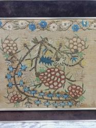 Antika Osmanlı Tel Kırma Büyük Tablo