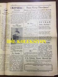 YENİ KÖROĞLU GAZETESİ - 30 TEMMUZ 1932 - SAYI: 445 - SULH MASASINDA KOPAN YUMRUK KAVGASI BÖYLE OLDU - 100 BİN DİNDAŞI KILIÇLA DOĞRAYAN HACCACI ZALİM, İSLAM TARİHİNİ AL KANA BOYAYAN BU ADAMIN MACERASI - YAVUZ PAŞA SORUYOR: İŞLER NASIL? - ANA KIZ, KARI KOCA - USTA İSEN BERBER OL - DİNSİZİN HAKKINDAN İMANSIZ GELİR, HİKAYE - NE ZALİM ADAM! - NAMAZ KILARKEN! - KAN! CİNAYETLERE KARŞI - ASILDILAR - ŞAPKA MÜSABAKASINDA HEDİYE ALAN KARİLER - PELVANLAR - İZMİR'DE GAZİ HEYKELİ - BUNA KARŞI DURULMAZ! OTOBÜS ve KAMYON ŞİMENDİFERİ BASTIRDI - DEVRAN, BABA NASİHATI - İPEKİŞ, BURSA REKLAMI - YAHNİKAPAN OĞLU - GAZETENİN İZMİR MÜVEZZİLERİNİN FOTOĞRAFI