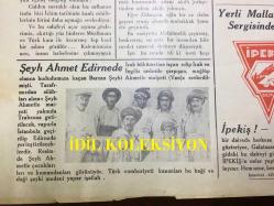 YENİ KÖROĞLU GAZETESİ - 10 AĞUSTOS 1932 - SAYI: 448 - ÇOK ŞÜKÜR KÖYLÜ DE RAHAT, ŞEHİRLİ DE RAHAT OLDU - YUNUS NADİ BEY, GÜZELE GÜZEL DEĞİL, DEMEK VATANA ZARAR, İSMET İNÖNÜ 1932 FOTOĞRAFI - MAHPUSLAR - HOCA ZEYNULLAH DÜŞMAN KESİYOR - BUĞDAY 5 BUÇUK KURUŞ - BOMONTİ RAKI - ÇOCUKLARA İSTİKBAL - ANADOLUDA FUTBOL - 93 YAŞINDA KATİL - KADIN PARMAĞI - DEVLET PARASINA EL SÜRENLER İÇİN! - FON FİN FON KILICINI BİLİYOR - DEVRAN, PENDNAME - İŞTE CAN EVLERİ - HACCACI ZALİM, KANLI SALTANAT, ARAP TARİHİNDEN BİR PARÇA - KEMALETTİN ŞÜKRÜ - İPEKİŞ YERLİ MALLARI BURSA - ŞEYH AHMET EDİRNE'DE -  ŞEYH AHMET ve ÇOCUKLARININ FOTOĞRAFI