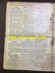 YENİ KÖROĞLU GAZETESİ - 13 AĞUSTOS 1932 - SAYI: 449 - İTALYA'DAN PARA, RUSYA'DAN MAKİNELER GELİYOR - BÜYÜK GAZİMİZİN BİR İŞARETİ 200 CİLT KİTAP VERİYOR - KARIN DOYURMAZ İŞLERDEN FAYDA YOK - KABEDE HIRSIZ! - FINDIK! - KUDRET HELVASI - SÜRGÜN - MAHPUSLAR İÇİN - KAHVECİ AHMET MÜŞTERİ BEKLİYOR - ÇOCUKLARA İSTİKBAL - İDMANCILAR YEMELİ - BOMONTİ RAKI - AYVALIK-BORNOVA MAÇI - UCUZLUK ŞAMPİYONU - HAM HUM ŞARALOP! - HANIM POLİSLER - BURSALILARA NASİHAT - HACCACI ZALİM, DİN Mİ, DÜNYALIK MI? KEMALETTİN ŞÜKRÜ - YERLİ MALLARI SERGİSİNDE İPEKİŞ - 1932 GENÇ MUALLİM KIZLARIMIZIN FOTOĞRAFI