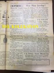 YENİ KÖROĞLU GAZETESİ - 13 AĞUSTOS 1932 - SAYI: 449 - İTALYA'DAN PARA, RUSYA'DAN MAKİNELER GELİYOR - BÜYÜK GAZİMİZİN BİR İŞARETİ 200 CİLT KİTAP VERİYOR - KARIN DOYURMAZ İŞLERDEN FAYDA YOK - KABEDE HIRSIZ! - FINDIK! - KUDRET HELVASI - SÜRGÜN - MAHPUSLAR İÇİN - KAHVECİ AHMET MÜŞTERİ BEKLİYOR - ÇOCUKLARA İSTİKBAL - İDMANCILAR YEMELİ - BOMONTİ RAKI - AYVALIK-BORNOVA MAÇI - UCUZLUK ŞAMPİYONU - HAM HUM ŞARALOP! - HANIM POLİSLER - BURSALILARA NASİHAT - HACCACI ZALİM, DİN Mİ, DÜNYALIK MI? KEMALETTİN ŞÜKRÜ - YERLİ MALLARI SERGİSİNDE İPEKİŞ - 1932 GENÇ MUALLİM KIZLARIMIZIN FOTOĞRAFI