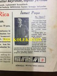 YENİ KÖROĞLU GAZETESİ - 17 AĞUSTOS 1932 - SAYI: 450 - 15 YILLIK SULH LAFININ SONU: DİPLOMATLAR KEYFİNDE TOPLAR YERİNDE - HÜKUMETİMİZDEN BİR RİCA, MEYVALARIMIZA YAZIK OLMASIN - İSMET İNÖNÜ 1932 FOTOĞRAFI - ÇOCUK BABALARI, MEKTEPLİLER - DİRİ DİRİ ADAM GÖMENLER! - AMAN KIZLAR - KEŞİŞİN FENDİ PATRİĞİ YENDİ - İZMİR'DEKİ KAZA - AYTEN, GENÇ KIZLARIN ROMANI - BOMONTİ RAKI - ÇOCUKLARA İSTİKBAL - ZİRAAT BANKASI, BAŞVEKİLİMİZDEN BİR İSTİRHAM, GÖNÜL MÜ PARA MI? - DÜNYA NEREYE GİDİYOR? - BAŞ PELVANLIK, RESMİ GÜREŞLER BAŞLIYOR - YÜZDE 20 ANAFOR - HACCACI ZALİM, ARAP TARİHİNDEN BİR PARÇA, HACCAÇ BAŞSIZ ÖLÜYÜ BACAĞINDAN ASTIRDI - KEMALETTİN ŞÜKRÜ - İPEKİŞ BURSA YERLİ MALLAR SERGİSİ - KIBRIS VİKTORYA TÜRK KIZ LİSESİ 1932 FOTOĞRAFI