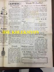 YENİ KÖROĞLU GAZETESİ - 17 AĞUSTOS 1932 - SAYI: 450 - 15 YILLIK SULH LAFININ SONU: DİPLOMATLAR KEYFİNDE TOPLAR YERİNDE - HÜKUMETİMİZDEN BİR RİCA, MEYVALARIMIZA YAZIK OLMASIN - İSMET İNÖNÜ 1932 FOTOĞRAFI - ÇOCUK BABALARI, MEKTEPLİLER - DİRİ DİRİ ADAM GÖMENLER! - AMAN KIZLAR - KEŞİŞİN FENDİ PATRİĞİ YENDİ - İZMİR'DEKİ KAZA - AYTEN, GENÇ KIZLARIN ROMANI - BOMONTİ RAKI - ÇOCUKLARA İSTİKBAL - ZİRAAT BANKASI, BAŞVEKİLİMİZDEN BİR İSTİRHAM, GÖNÜL MÜ PARA MI? - DÜNYA NEREYE GİDİYOR? - BAŞ PELVANLIK, RESMİ GÜREŞLER BAŞLIYOR - YÜZDE 20 ANAFOR - HACCACI ZALİM, ARAP TARİHİNDEN BİR PARÇA, HACCAÇ BAŞSIZ ÖLÜYÜ BACAĞINDAN ASTIRDI - KEMALETTİN ŞÜKRÜ - İPEKİŞ BURSA YERLİ MALLAR SERGİSİ - KIBRIS VİKTORYA TÜRK KIZ LİSESİ 1932 FOTOĞRAFI