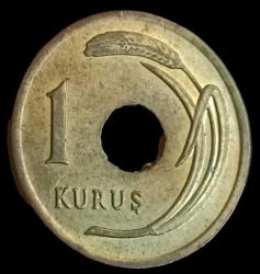 1951 1 Kuruş Çil