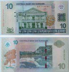 SURİNAM 10 DOLAR ÇİL